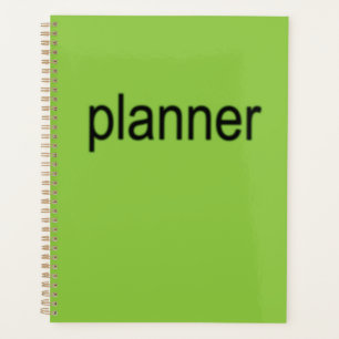 Planificateur Vert Brat