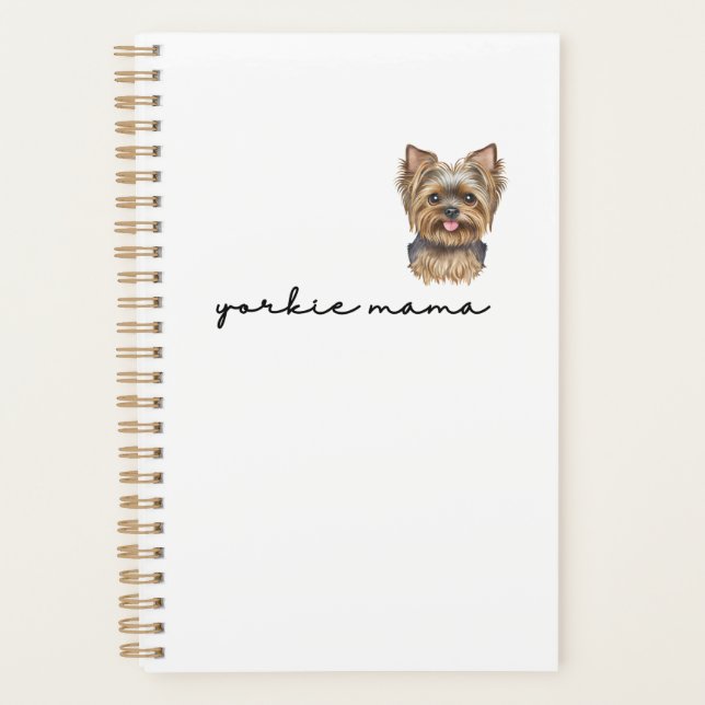 Planificateur Yorkie Mama (Devant)