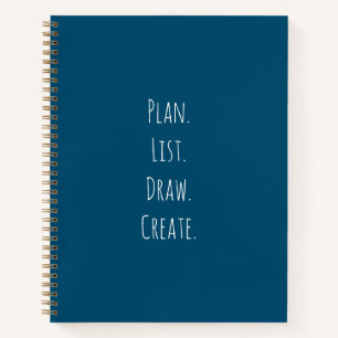 Planifiez. Liste. Dessine. Créez. Journal des puce