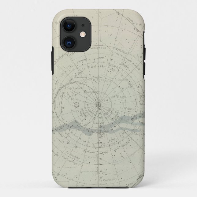 Planisphere Celeste Hemisphere Case-Mate iPhone Case (Back)