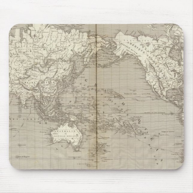 Planisphere diagram of solar system mouse pad (Front)