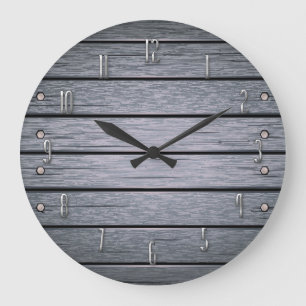 Plank it Wall Clock