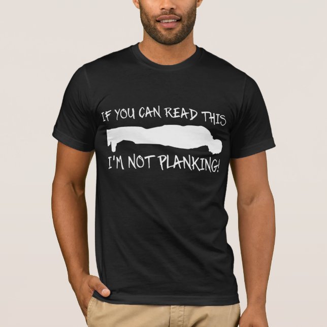 Planking Funny Shirt (Front)