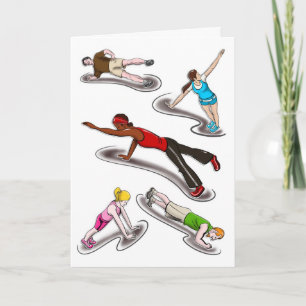 "Planks" Greeting Card