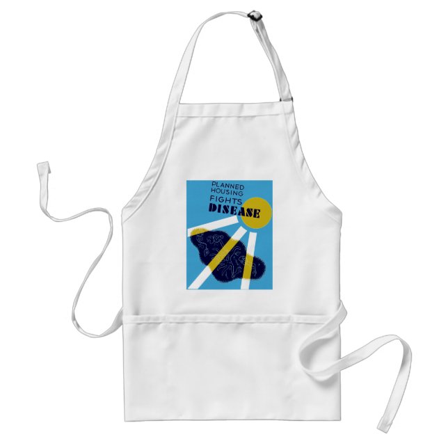 Planned Housing Fights Disease Standard Apron (Front)