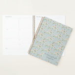 Planner<br><div class="desc">The Lord is my Strength planner. Hand painted watercolor florals,  daisies,  light blue.</div>