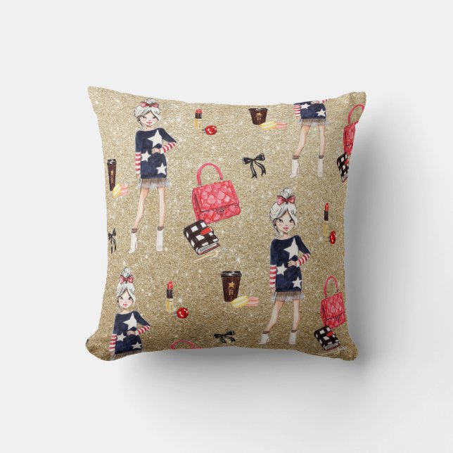 Planner addict  cozy yet chic pillow (Front)