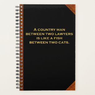 Planner Ben Franklin Citation Avocats Style Vintag