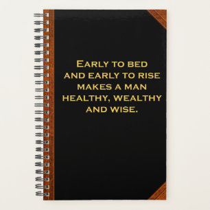Planner Ben Franklin Citation Early Bed Rise Vinta