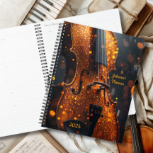 Planner de musique enseignant violoniste étudiant