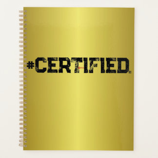 #PLANNER D'OR CERTIFIÉ