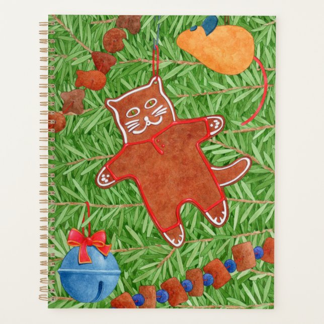 PLANNER GINGERBREAD KITTY 8,5x11 (Devant)