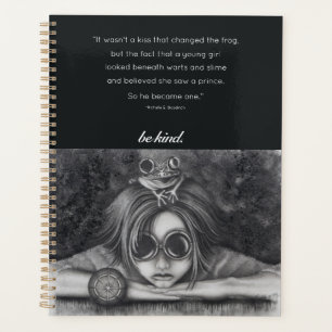 Planner Journal Frog Princess Year Calendar