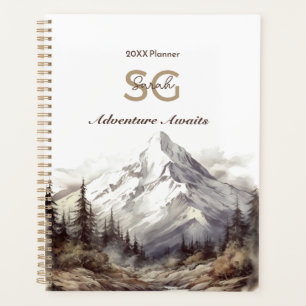 Planner New Year Adventure Outdoor Mountain Person