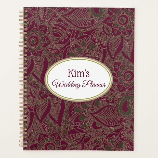 Planner Notebook-Wedding Bride (Front)