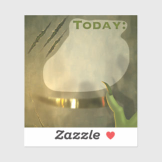 Planner Sticker Green Square Scrapbook