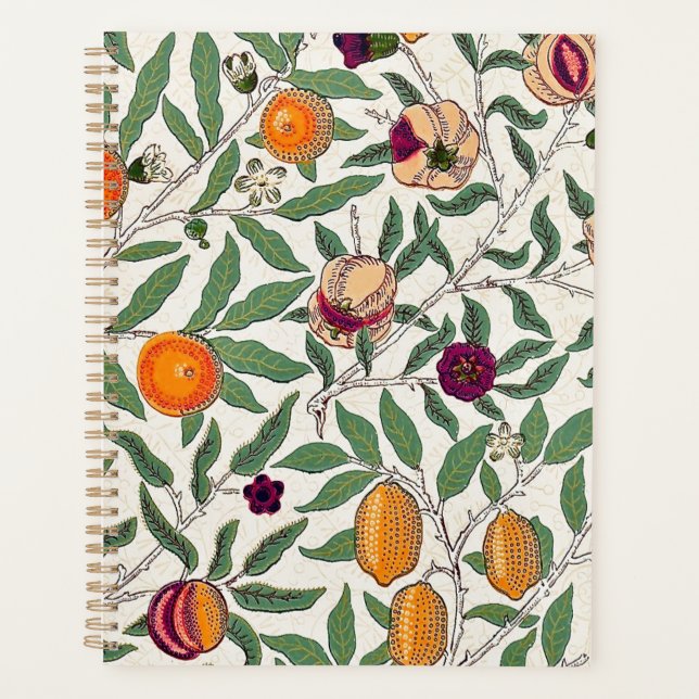 PLANNER : WILLIAM MORRIS : POMEGRANATES (Devant)