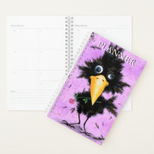 Planner with Funny Bird