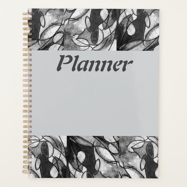 Planner with "Lack of Blue" artwork (Front)