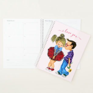 Planner with Romantic Couple - Love