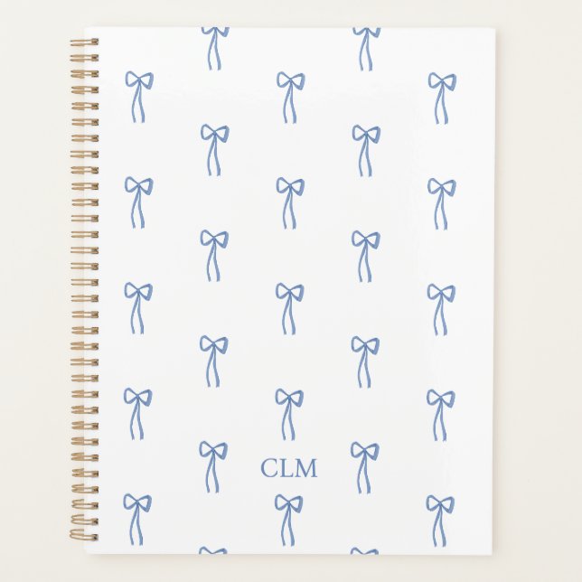 Planneur bleu petit cou monogramme (Devant)