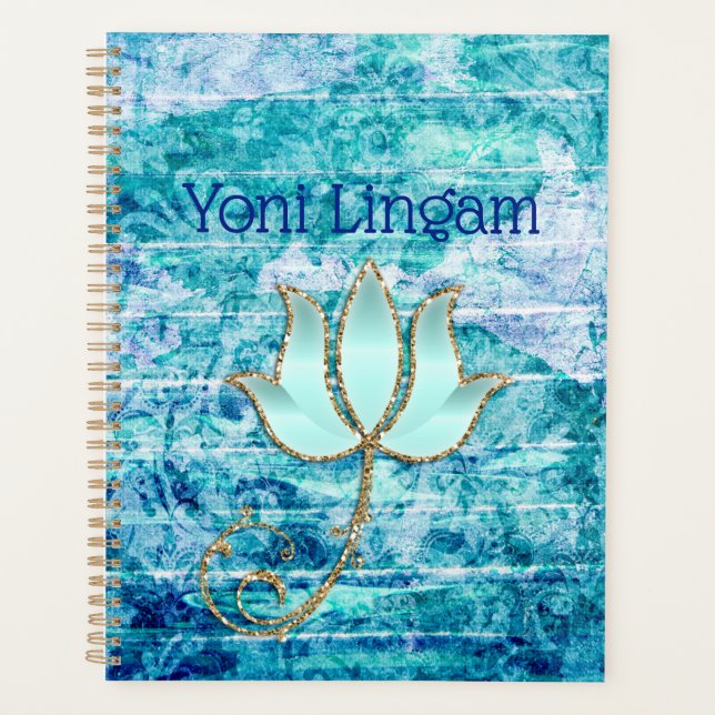 Plannière de fleurs Yoni Lingam Lotus (Devant)