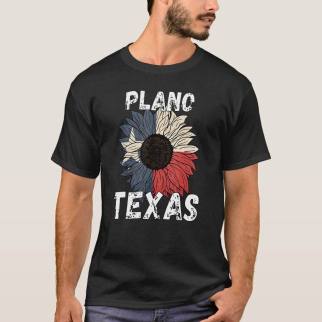 Plano TX Texas Shirt  Texas Cities (Front)