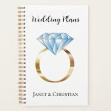Plans de mariage personnalisés Anneau de diamant