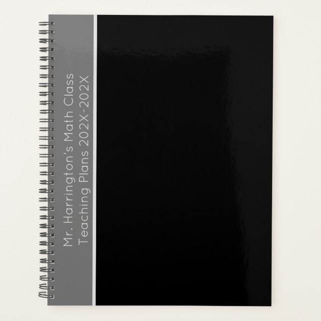 Plans d'enseignement Planificateur de classe Conce (Devant)