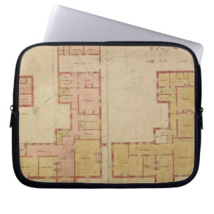 Plans for the Red House, Bexley Heath, 1859 (pen a Laptop Sleeve