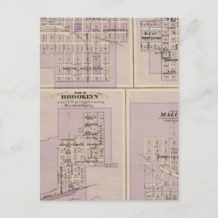 Plans of Brooklyn, Grinnell Postcard