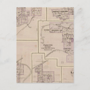 Plans of Cedar Falls Postcard