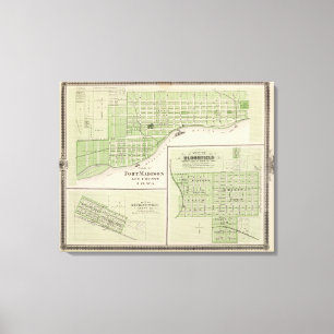 Plans of Fort Madison Canvas Print