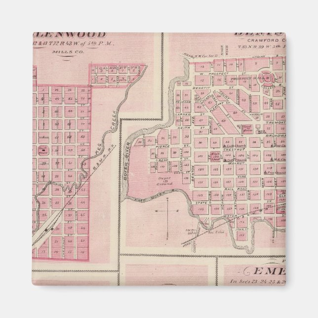 Plans of Glenwood, Denison, Hastings Magnet (Front)