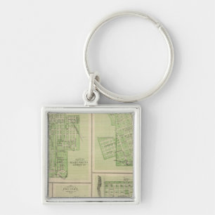 Plans of Maquoketa, Bellevue, Princeton Keychain