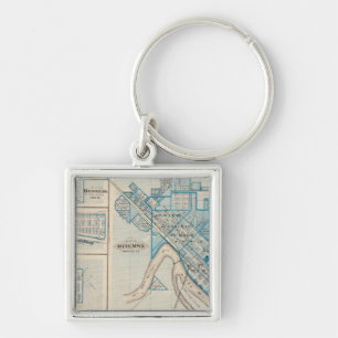 Plans of Ottumwa, Russell, Scranton Keychain