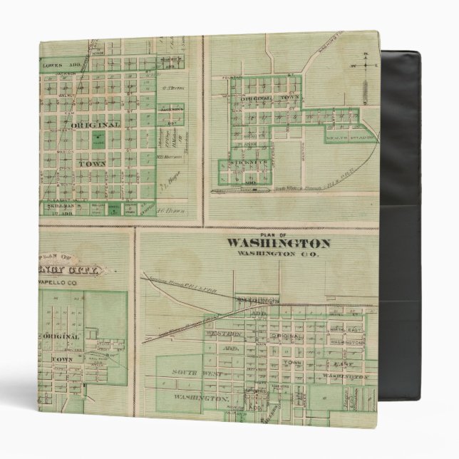 Plans of Sigourney, Brighton Binder (Front/Inside)