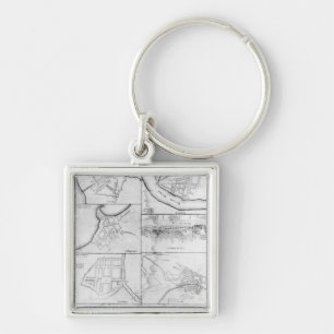 Plans of the principle Towers, Forts Keychain