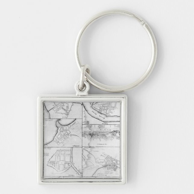 Plans of the principle Towers, Forts Keychain (Front)