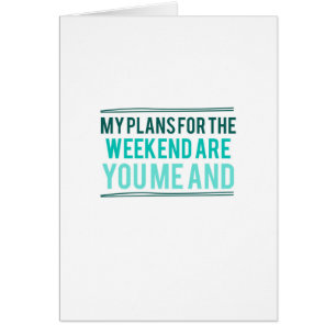 Plans pour le week-end