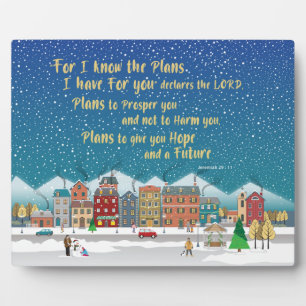 Plans to give you hope and a Future-Jeremiah 29-11 Plaque