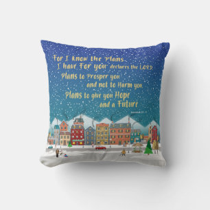 Plans to give you hope and a Future-Jeremiah 29-11 Throw Pillow