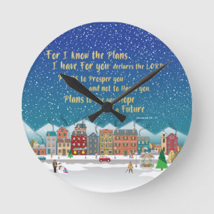 Plans to give you hope and a Future. Jeremiah 29-1 Round Clock