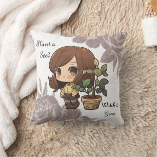 Plant A Seed Designer Pillow