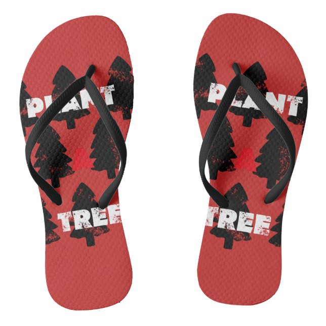 Plant A Tree Awesome Flip Flops (Footbed)