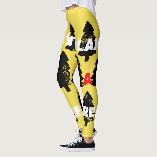 Plant a tree Funky Print Leggings (Left)