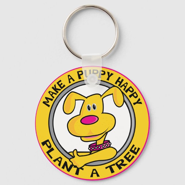 Plant A Tree Keychain (Front)