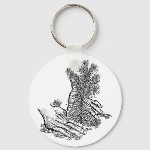 Plant A Tree Keychain