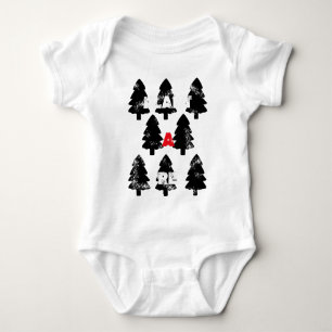 Plant A tree Pattern Baby Bodysuit