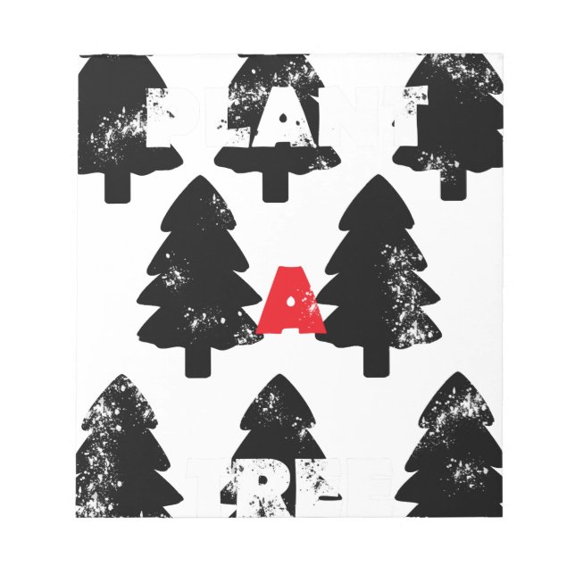 Plant A tree Pattern Notepad (Front)